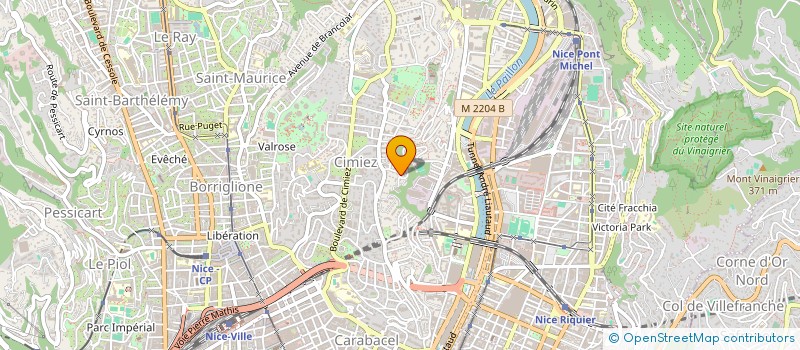 localisation de l'entreprise E O 3 AGAISEN à NICE