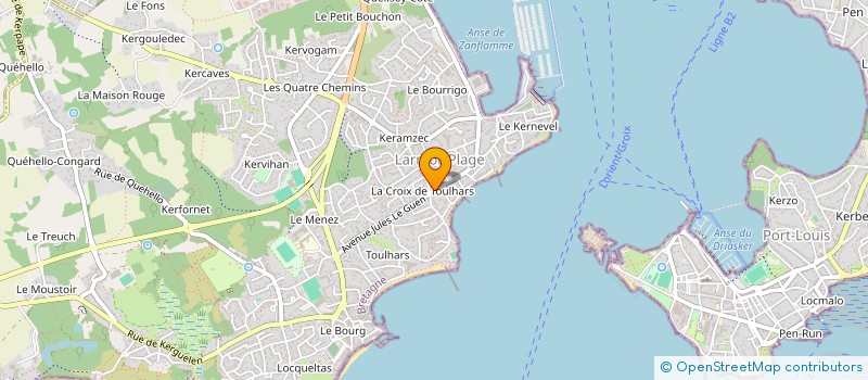localisation de l'entreprise E O G à LARMOR-PLAGE