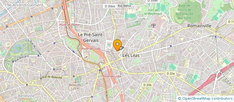 localisation de l'entreprise E.O.M ETUDES ORGANISATION MANAGEMENT à LE PRE-SAINT-GERVAIS