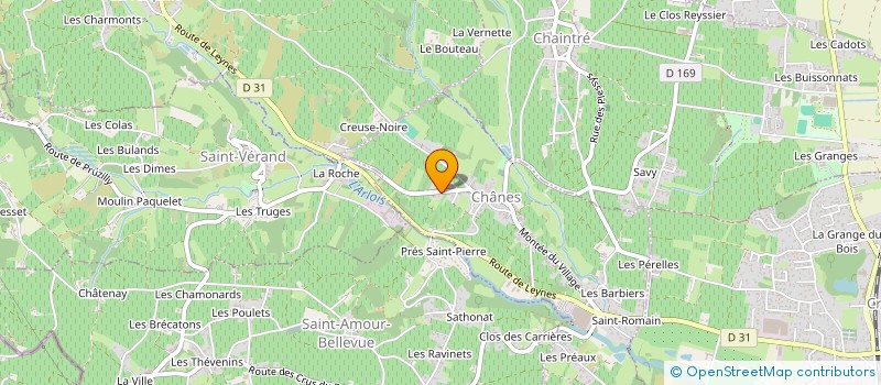 localisation de l'entreprise E O MIROIRS ET DECORATION  CHANES