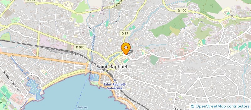 localisation de l'entreprise E-OVERVIEW à SAINT-RAPHAEL