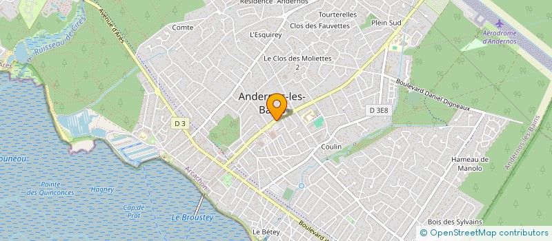 localisation de l'entreprise E&P 360  ANDERNOS-LES-BAINS