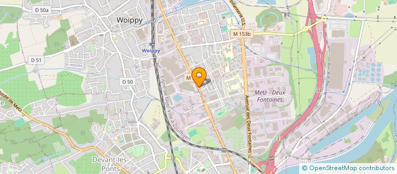 localisation de l'entreprise E.P.A  METZ