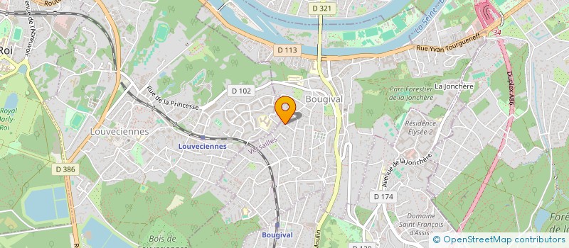 localisation de l'entreprise E.P.A.D SERVICES à BOUGIVAL
