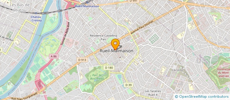 localisation de l'entreprise E.P.A.T.H. à RUEIL-MALMAISON