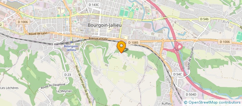 localisation de l'entreprise E.P.A. TRAVAUX à BOURGOIN-JALLIEU