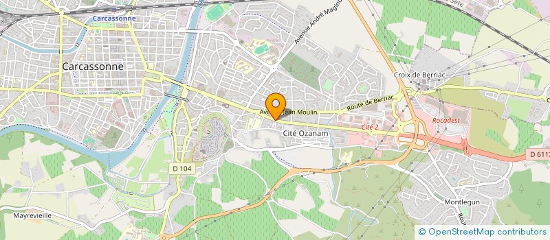 localisation de l'entreprise E.P AUTOS  CARCASSONNE