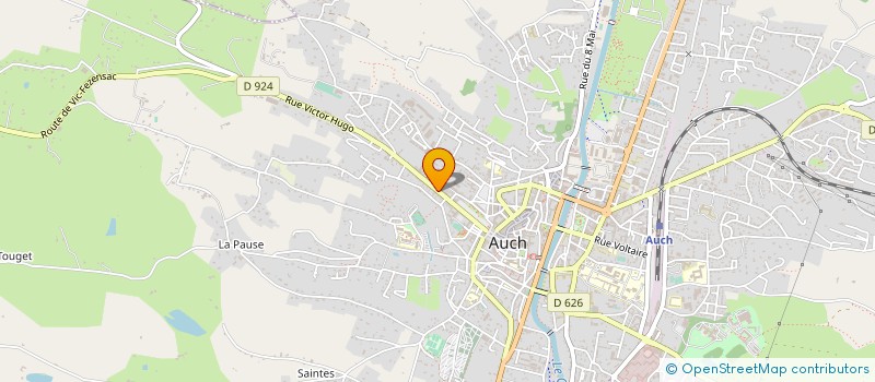 localisation de l'entreprise E.P.B.F  AUCH