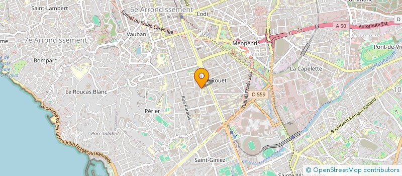 localisation de l'entreprise E P C à MARSEILLE