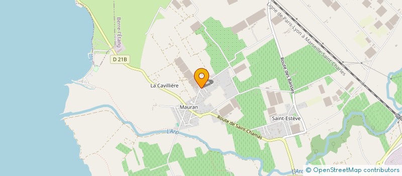 localisation de l'entreprise E P C à BERRE L'ETANG
