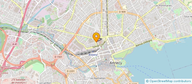 localisation de l'entreprise E P C à ANNECY