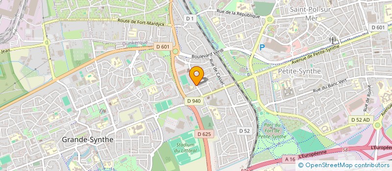 localisation de l'entreprise E.P.C.A à DUNKERQUE