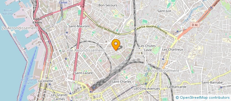 localisation de l'entreprise E.P.C.B à MARSEILLE