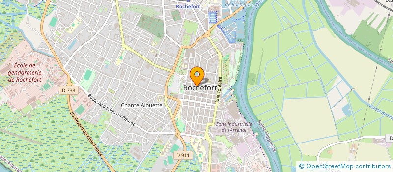localisation de l'entreprise E P C ENCADREMENT PLASTIFICATION CREATIO à ROCHEFORT