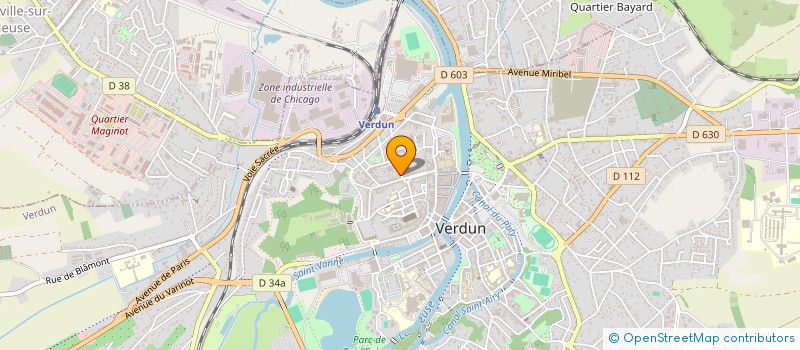 localisation de l'entreprise E.P.C.J.D. à VERDUN