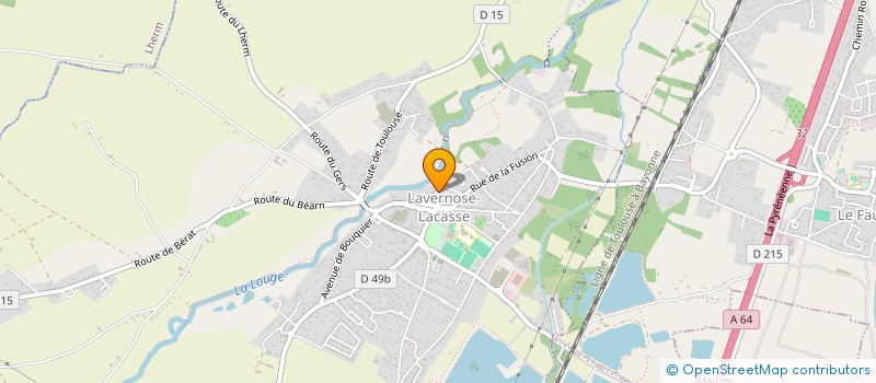 localisation de l'entreprise E.P.C.LAURAGAIS à LAVERNOSE-LACASSE