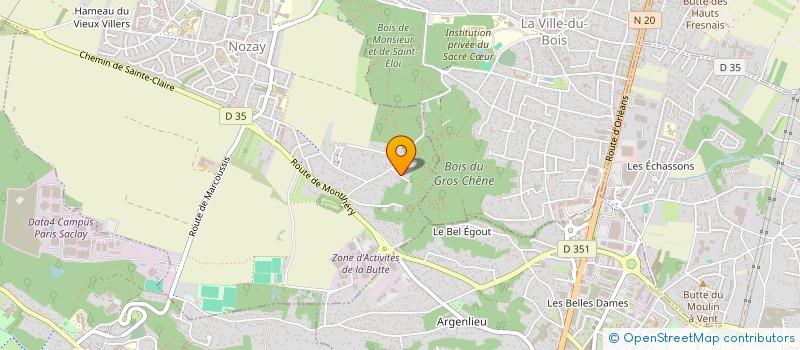localisation de l'entreprise E.P.E à NOZAY
