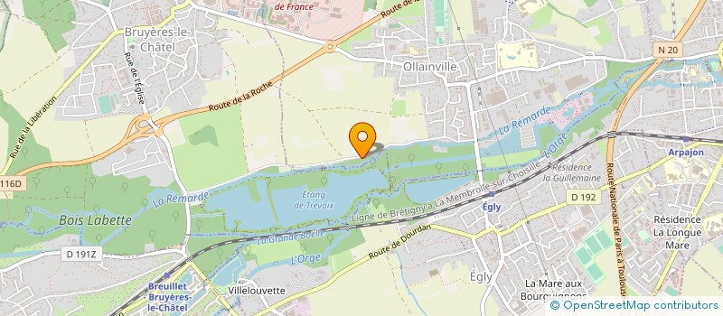 localisation de l'entreprise E.P.E  OLLAINVILLE