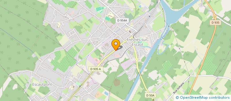localisation de l'entreprise E.P.E (ENFANTS.PARENTS.ENSEMBLES) à FRESNES-SUR-ESCAUT