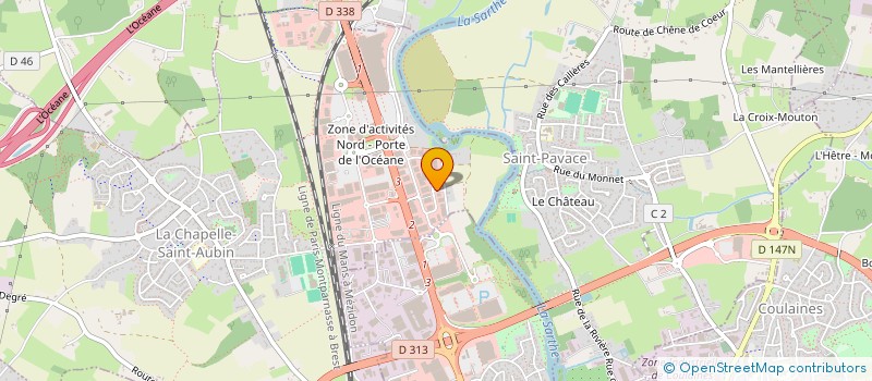 localisation de l'entreprise E-P-FINANCE  LA CHAPELLE-SAINT-AUBIN