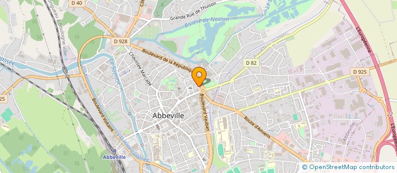 localisation de l'entreprise E.P.G. à ABBEVILLE