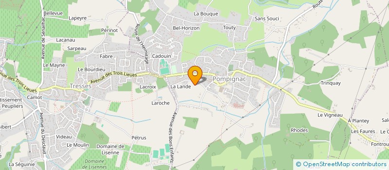 localisation de l'entreprise E.P.G à POMPIGNAC