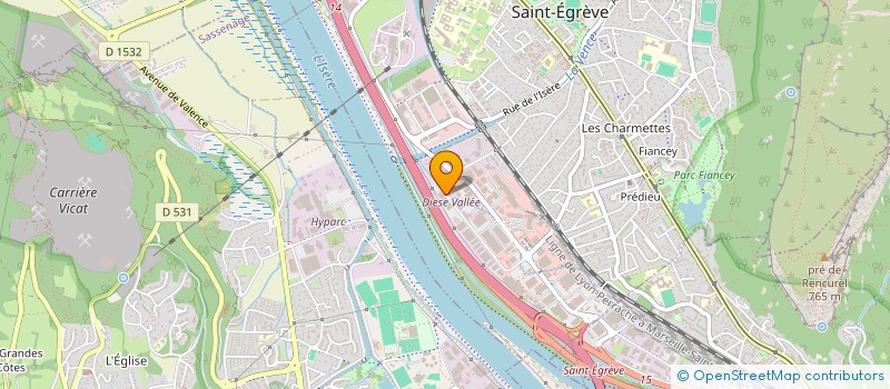 localisation de l'entreprise E.P.H.  SAINT-EGREVE