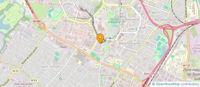 localisation de l'entreprise E.P.H.I. à TOULOUSE