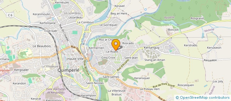 localisation de l'entreprise E.P.I. à QUIMPERLE