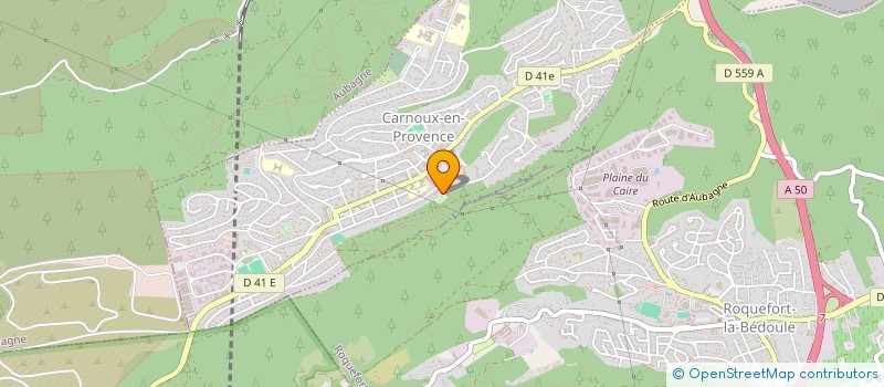 localisation de l'entreprise E.P.I à CARNOUX-EN-PROVENCE