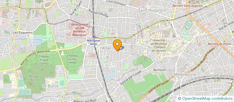 localisation de l'entreprise E.P.I. ETUDES PROMO IMMOBILIER à MERIGNAC
