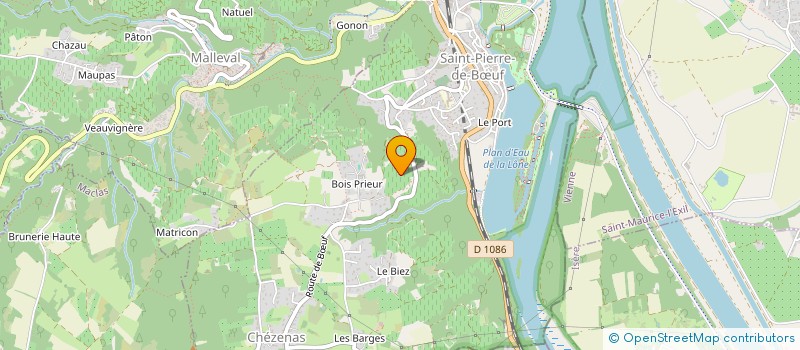 localisation de l'entreprise E.P.J.B.  MACLAS