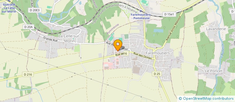 localisation de l'entreprise E P L  FAREMOUTIERS