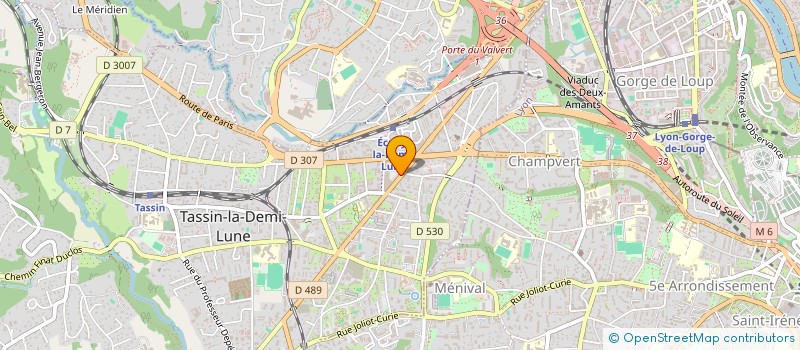 localisation de l'entreprise E P L  TASSIN-LA-DEMI-LUNE