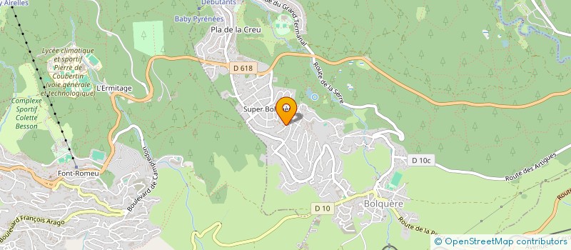 localisation de l'entreprise E.P.L  FORMIGUERES