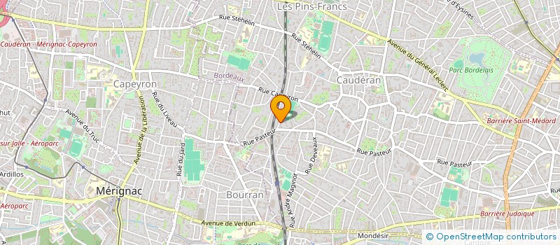 localisation de l'entreprise E.P.L.- AQUITAINE  BORDEAUX