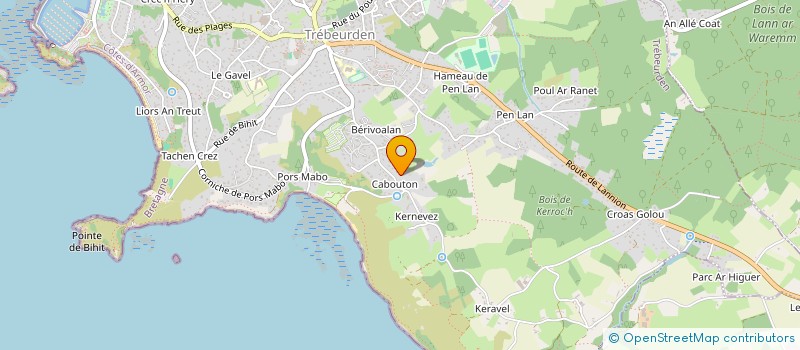 localisation de l'entreprise E.P.L.SECURITE à TREBEURDEN