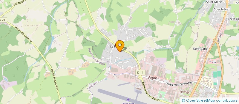 localisation de l'entreprise E.P.M. à LANNION