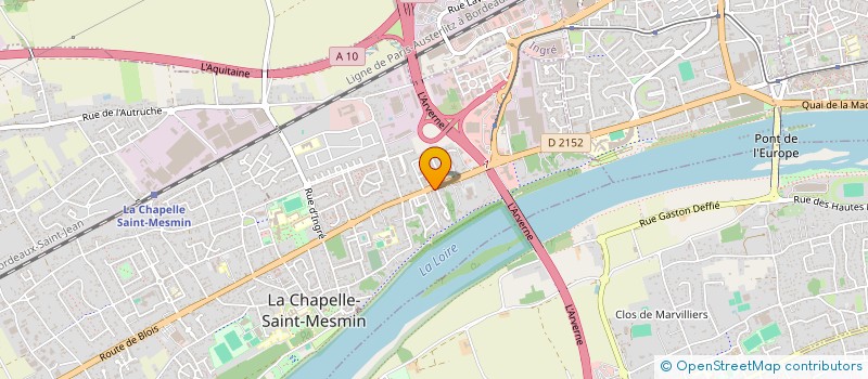 localisation de l'entreprise E.P.M à LA CHAPELLE-SAINT-MESMIN