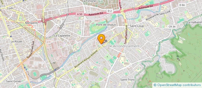 localisation de l'entreprise E.P.M PARTNER à MARSEILLE