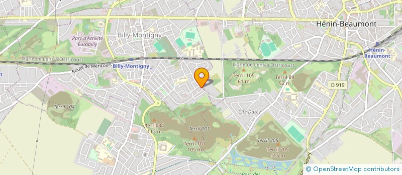 localisation de l'entreprise E.P.P. BATIMENT  MONTIGNY-EN-GOHELLE