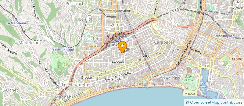 localisation de l'entreprise E.P.P ENTREPRISE GENERALE SCAN AZUR à NICE
