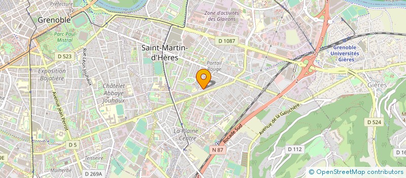 localisation de l'entreprise E.P.P.F SOLUFOOD à SAINT-MARTIN-D'HERES