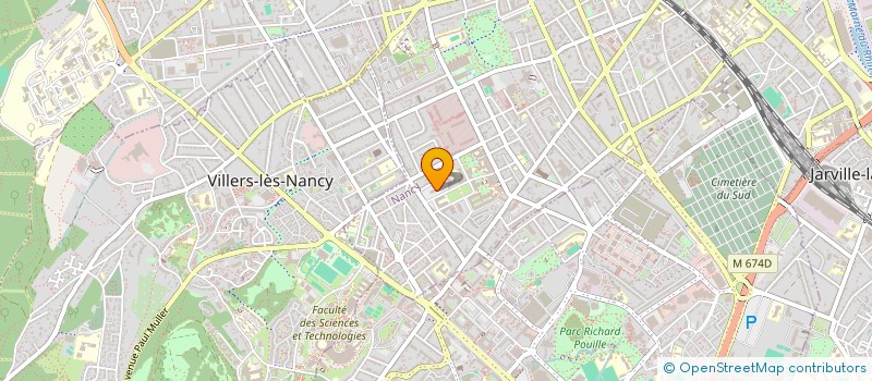 localisation de l'entreprise E P P N  NANCY