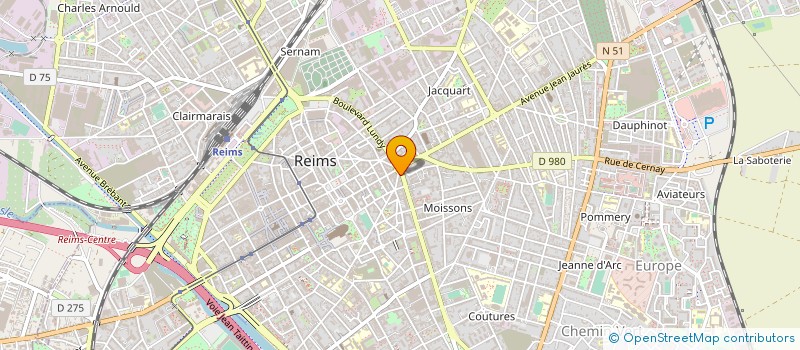 localisation de l'entreprise E P P S  REIMS