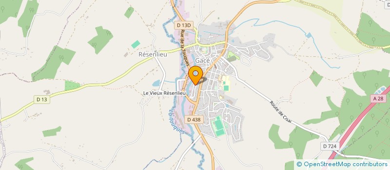 localisation de l'entreprise E P R AUTOMATISMES à GACE
