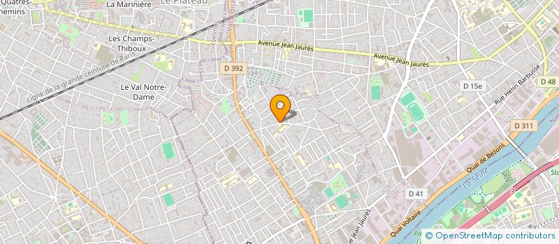 localisation de l'entreprise E.P.R CRUZ à BEZONS