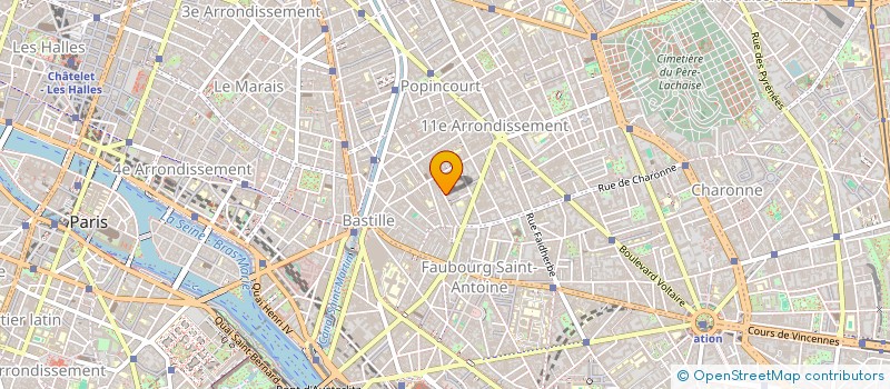 localisation de l'entreprise E.P.S.  PARIS