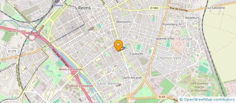 localisation de l'entreprise E.P.S.C  REIMS