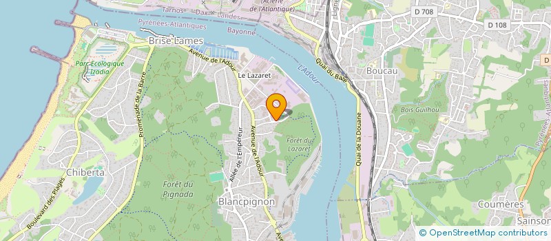 localisation de l'entreprise E.P.S CONSEILS  ANGLET